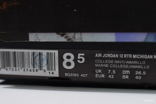 Rep BK bq3180-407 jordan michigan 12 air 1120